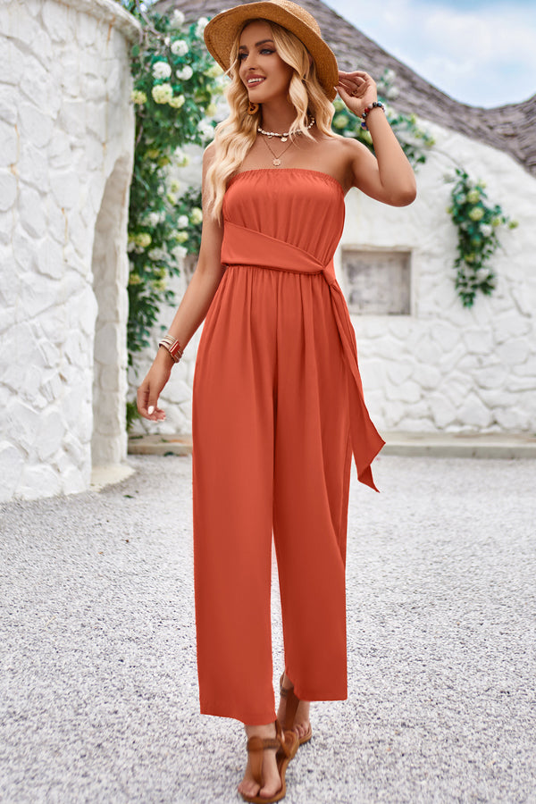 Liora | Jumpsuit mit Knotendetail und hautfreundlichem Material für Damen