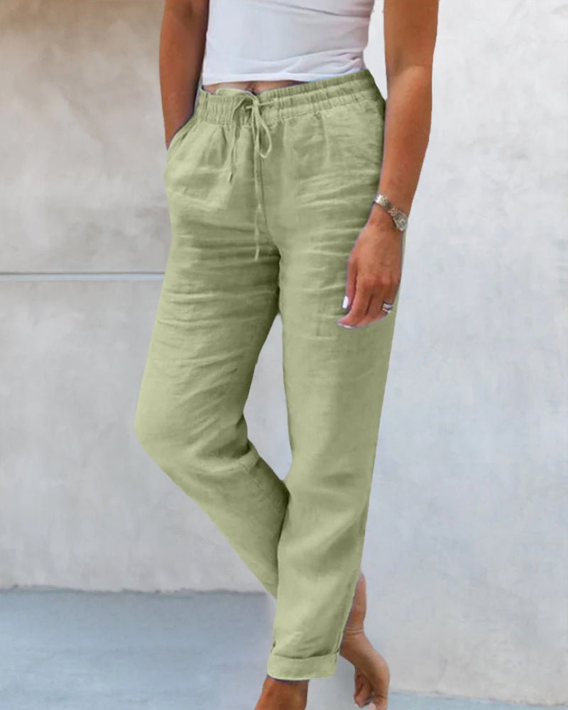 Livia | Straight-Leg-Hose mit Lässiger Passform und Hochwertigem Material für Frauen