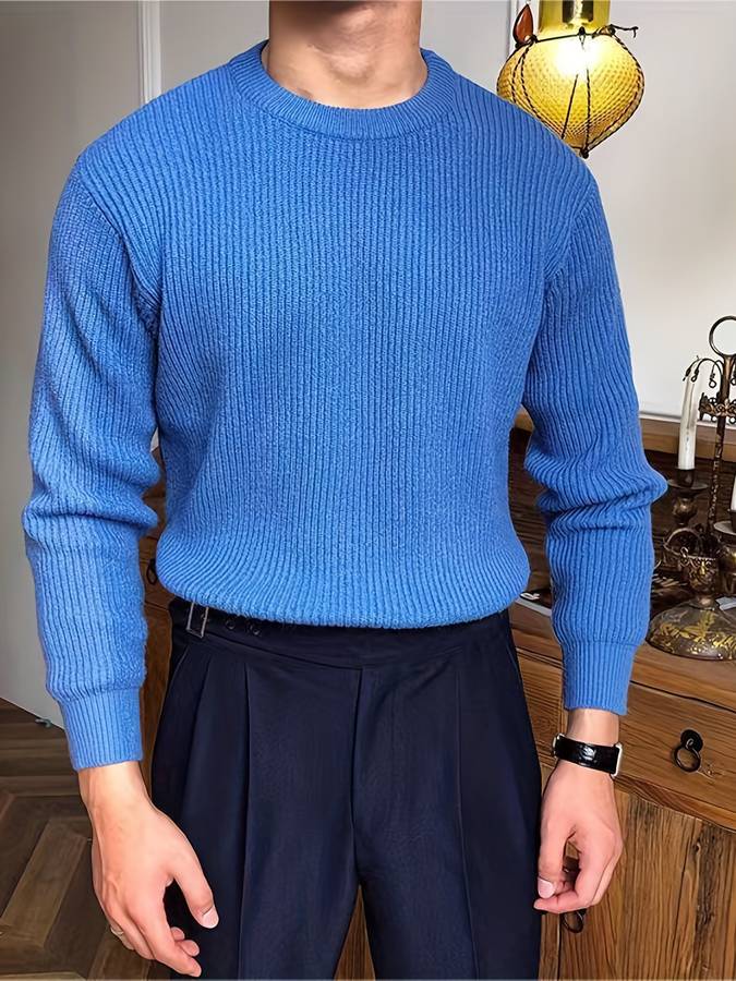 Lorian | Herrenpullover mit Strukturiertem Design und Eleganz für Stilbewusste