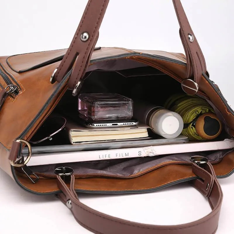 Isadora | Vintage Tasche mit Eleganz und Langlebigem Leder für Frauen