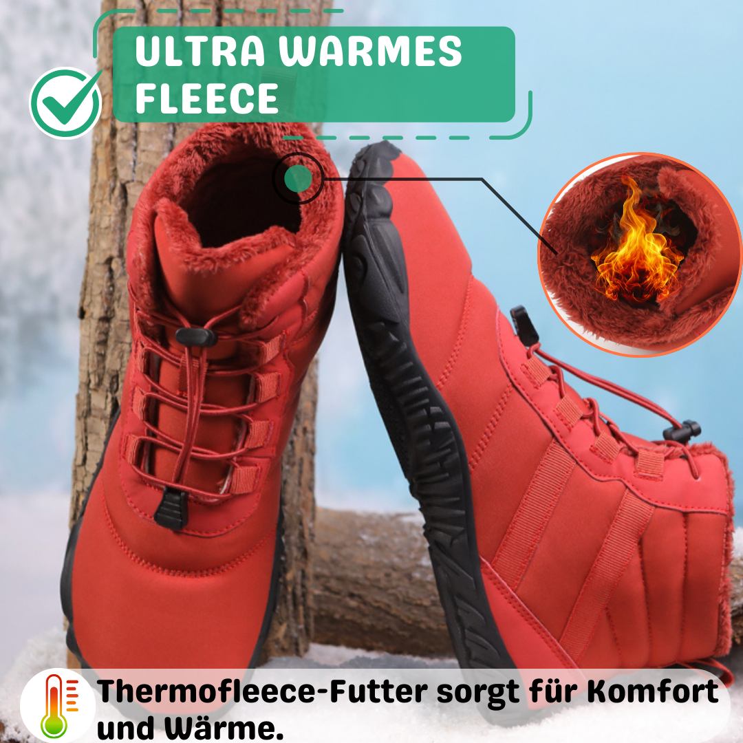 Lara | Winter Barfußschuhe mit Thermo-Fütterung und Rutschfester Sohle für Frauen