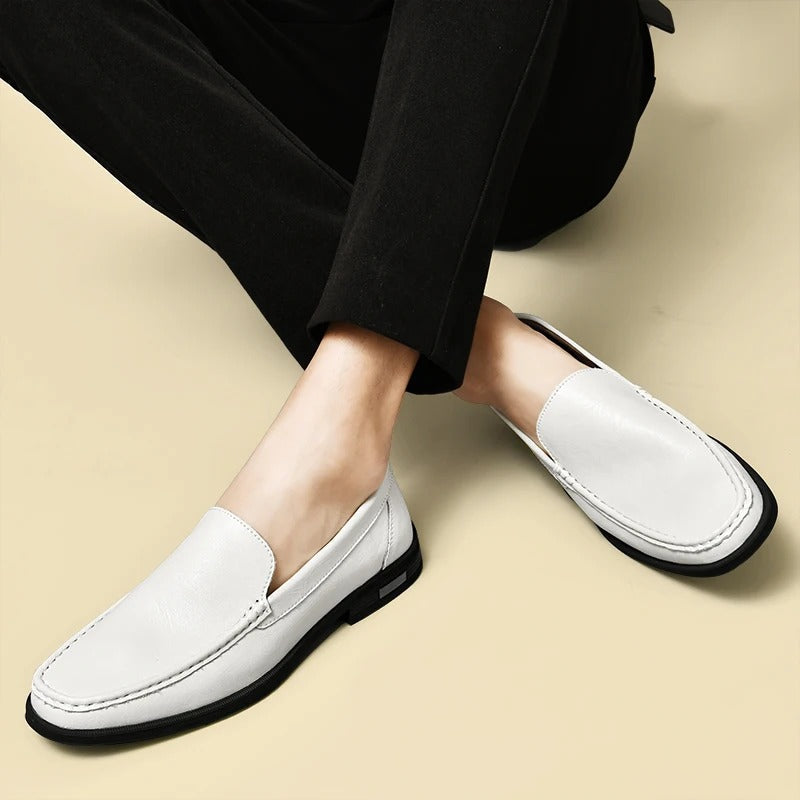 Luke - Schlanke und Bequeme Leder-Loafer