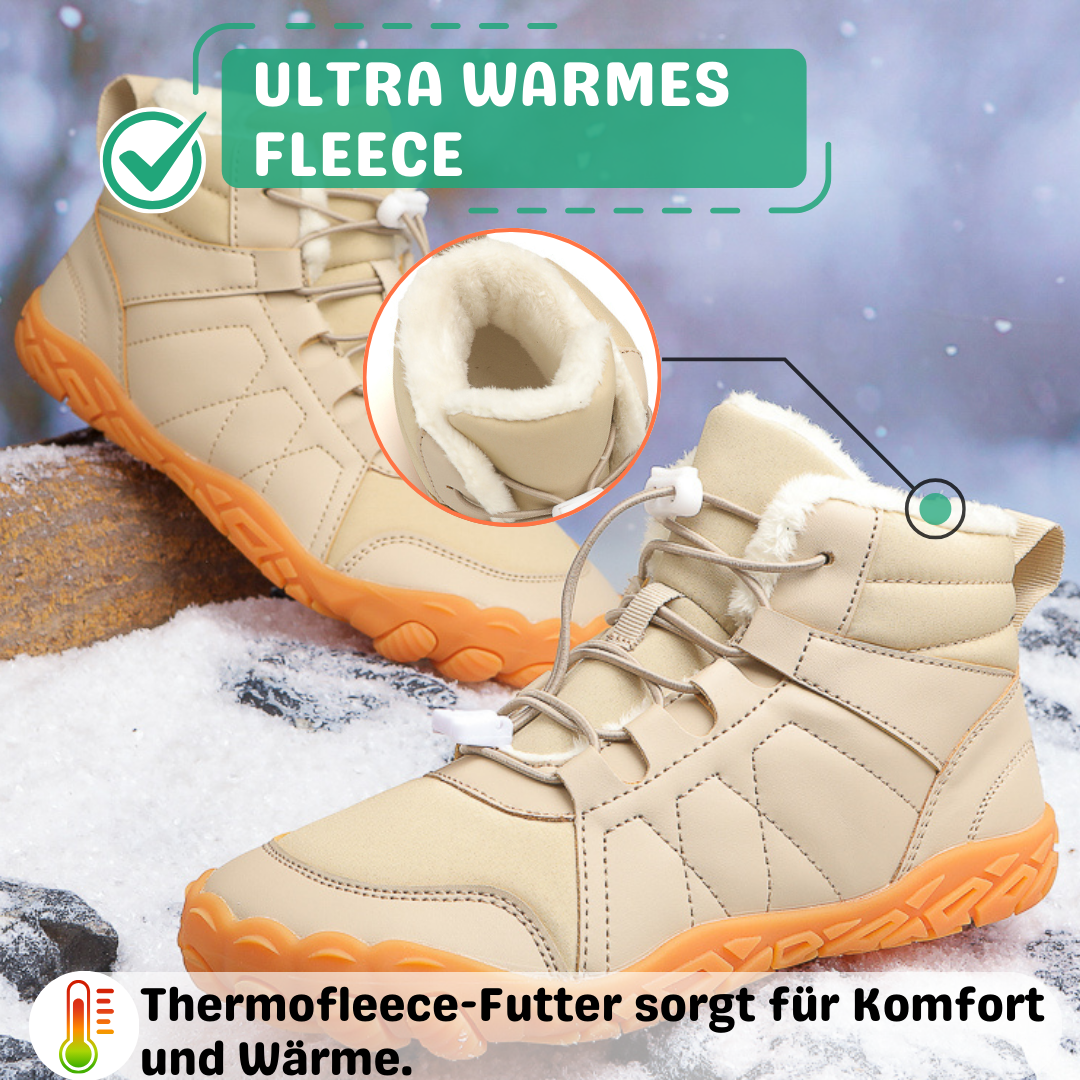 Lumos | Winter Barfußschuhe mit Hochwertiger Thermo-Fütterung und Rutschfester Sohle für Herren