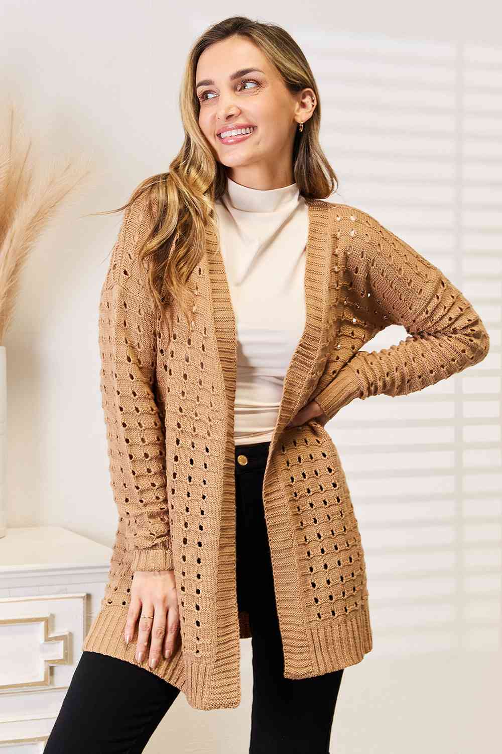 Isabella | Strickjacke mit Eleganz und Offener Vorderseite für Damen