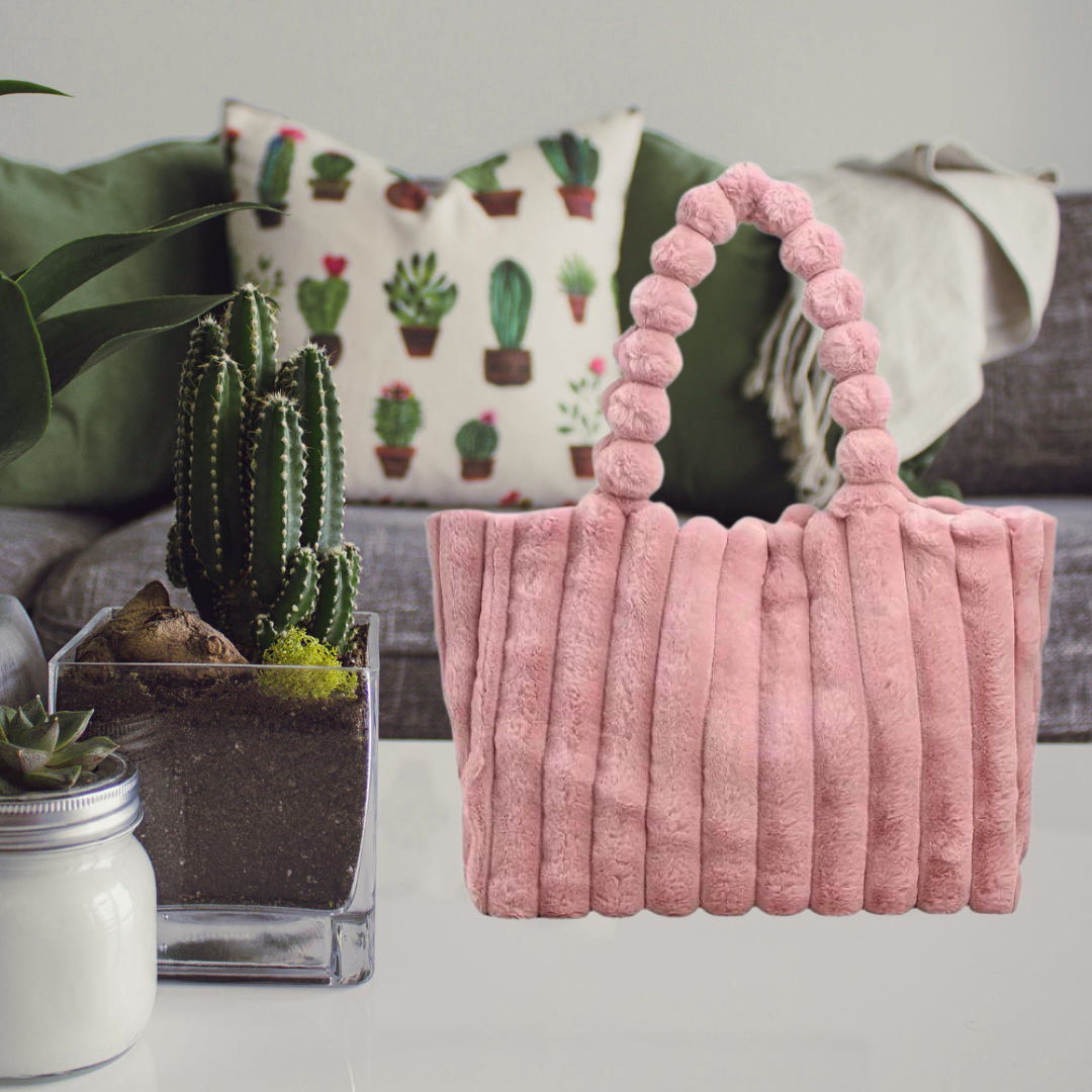 Celestia | Plüschtasche mit Luxuriösem Design und Leichtem Tragekomfort für Damen