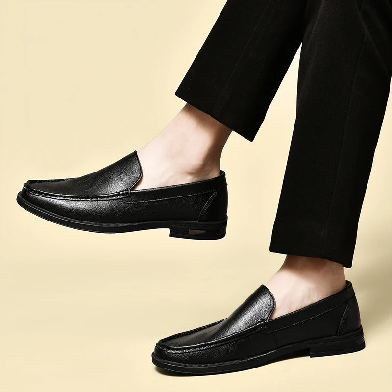 Luke - Schlanke und Bequeme Leder-Loafer