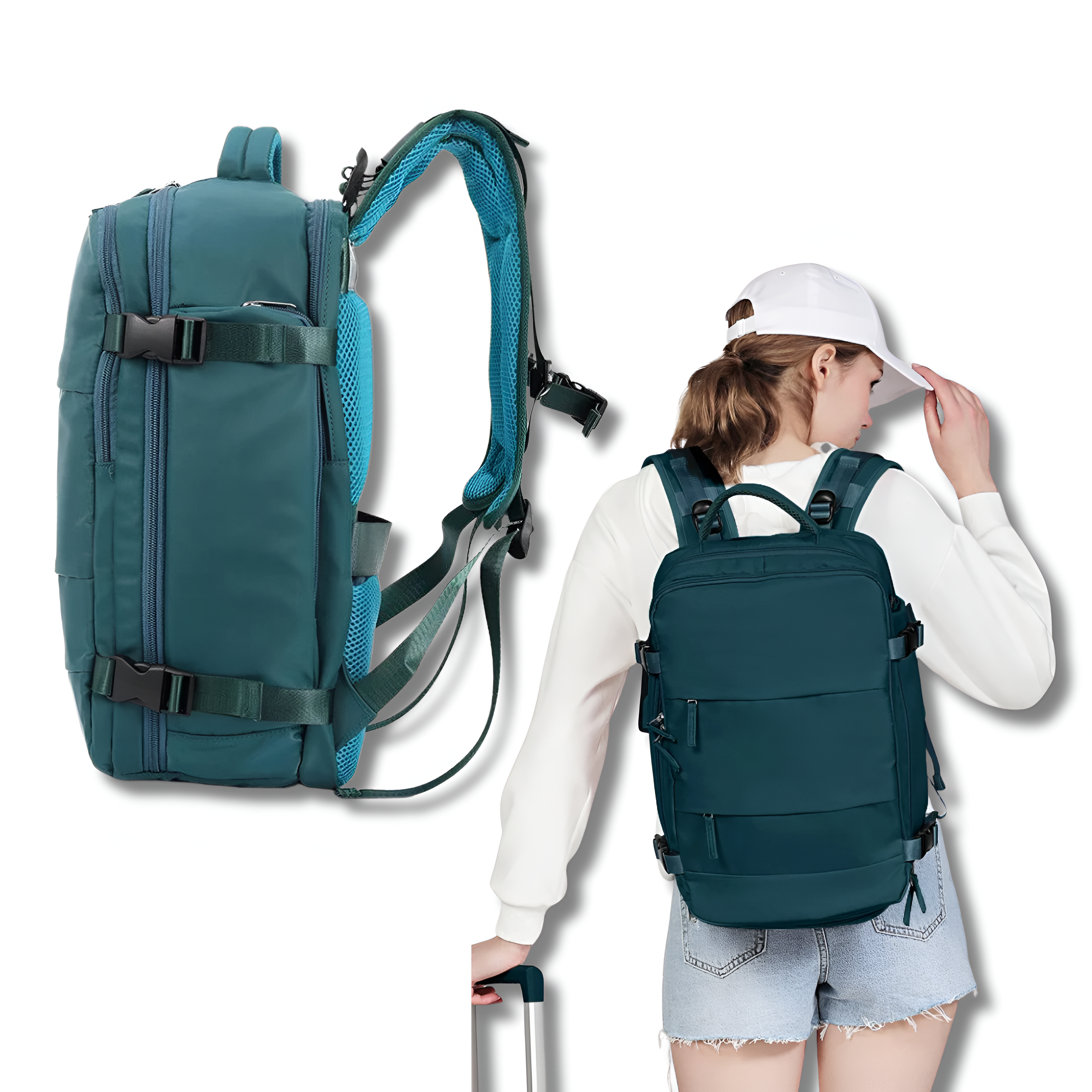 Aurelia | Reiserucksack mit viel Stauraum und USB-Ladeanschluss für Abenteuerlustige