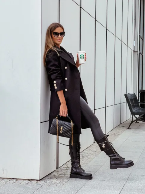 Stilenz - Damen Mantel - Langer Trenchcoat mit Knopfleiste und Gürtelmanschetten