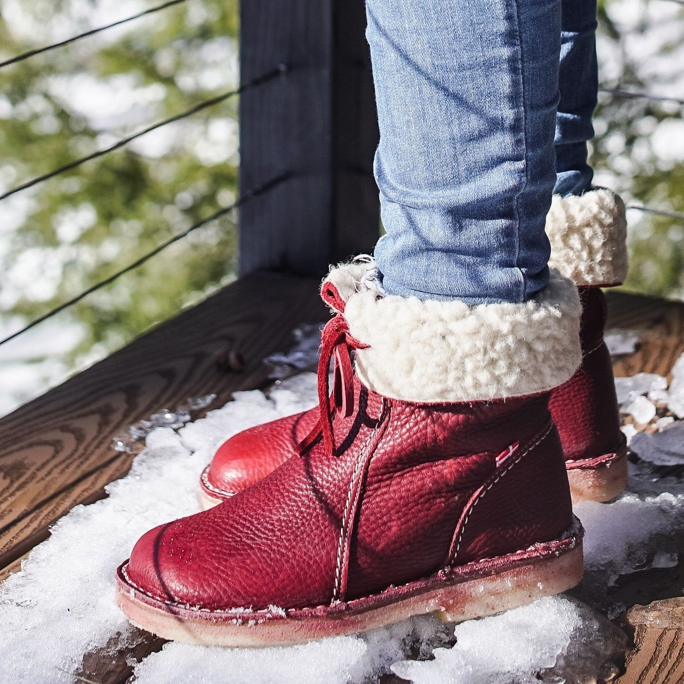 Grace - Wasserdichte Stiefel mit Wollfutter