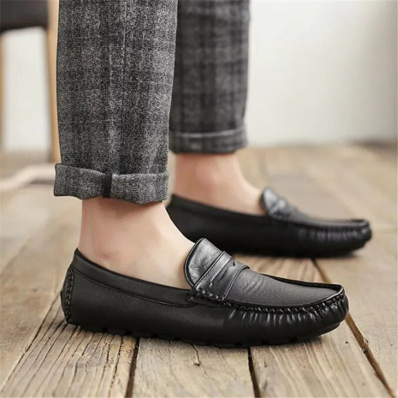 Patrick - Praktische Leder-Loafer