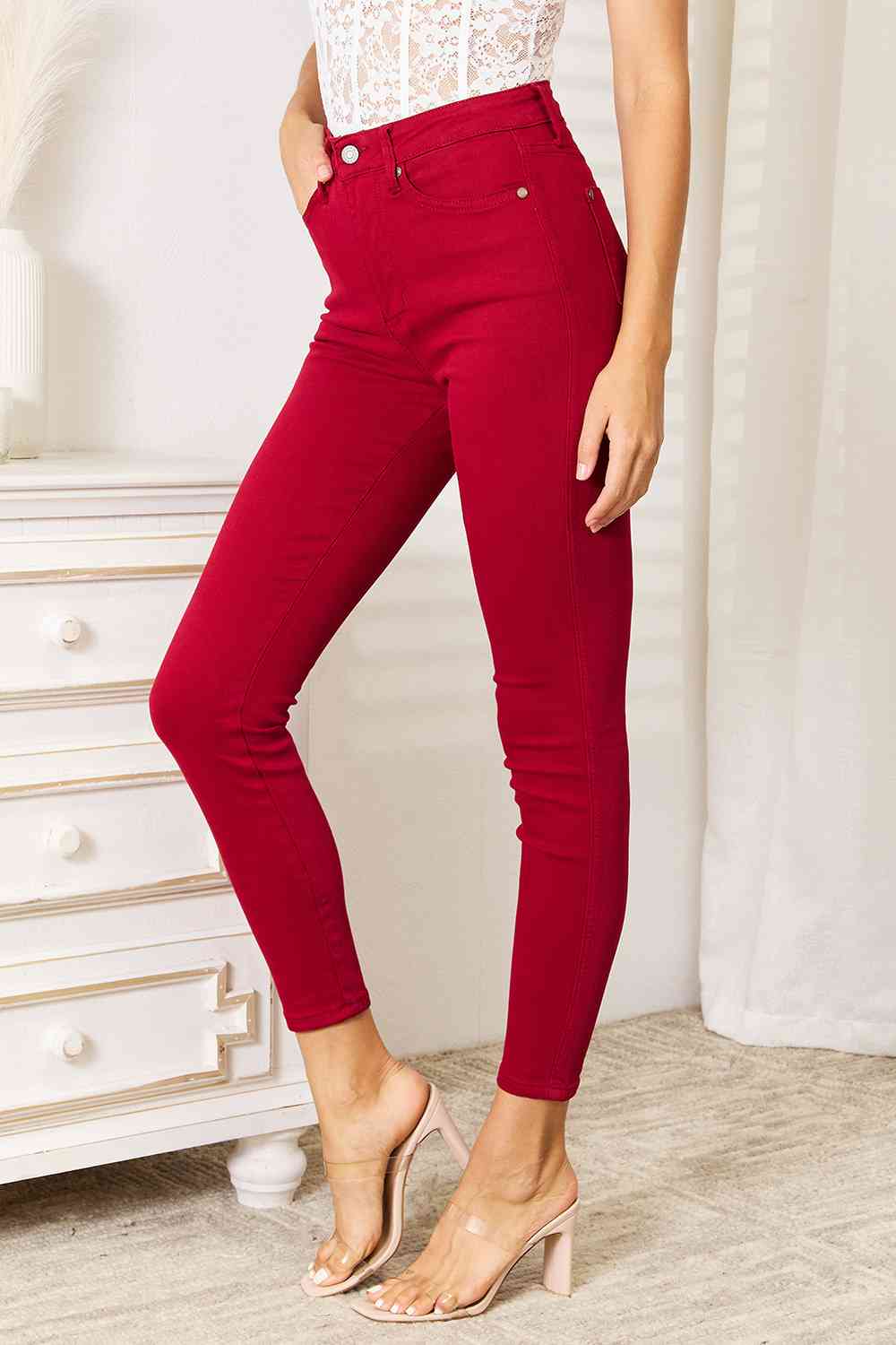 Serafina | Skinny-Jeans mit Hoher Taille und Stilvollem Schnitt für Frauen