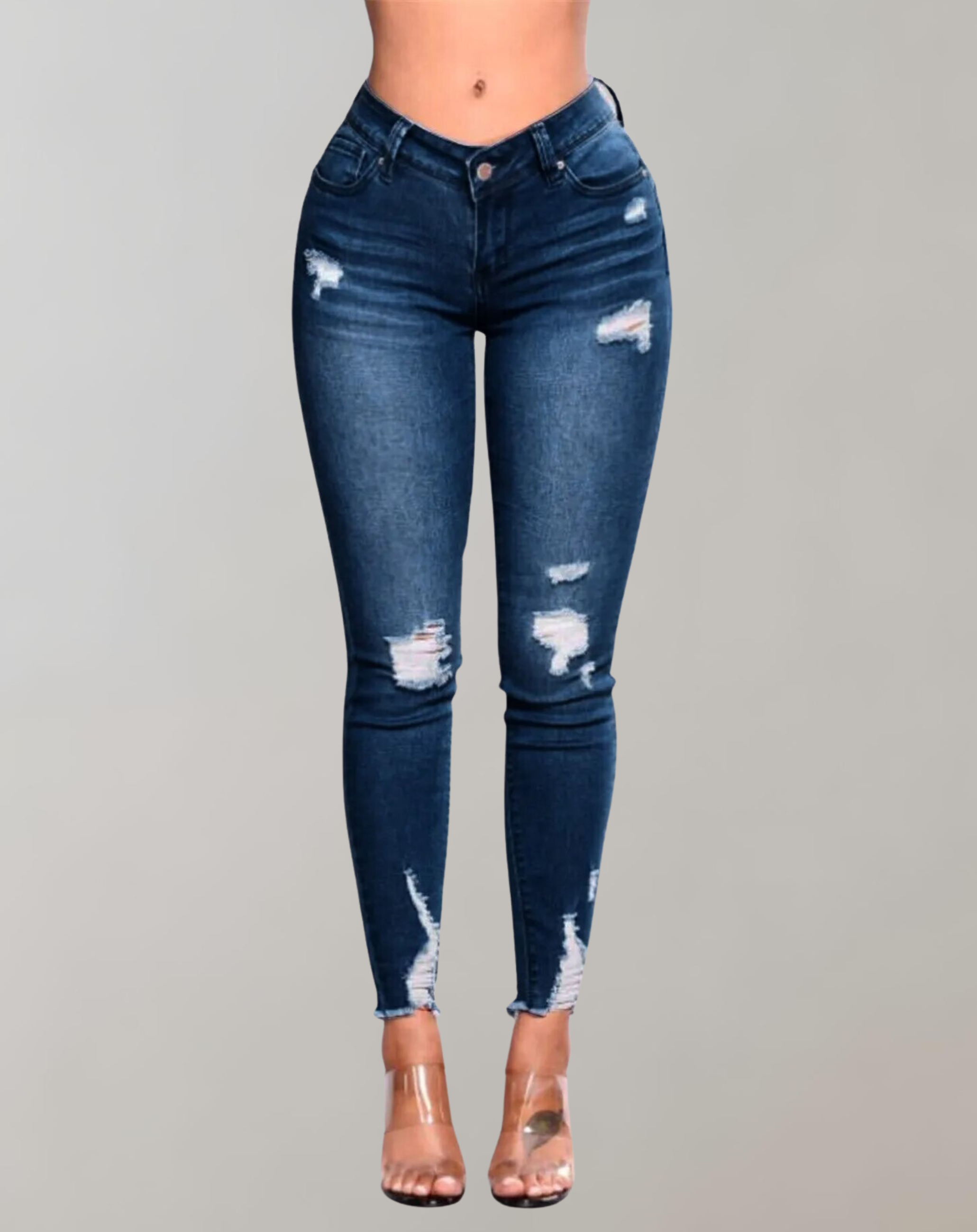 Luna | Skinny Jeans mit Butt Lifting Effekt und Hohem Bund für Damen