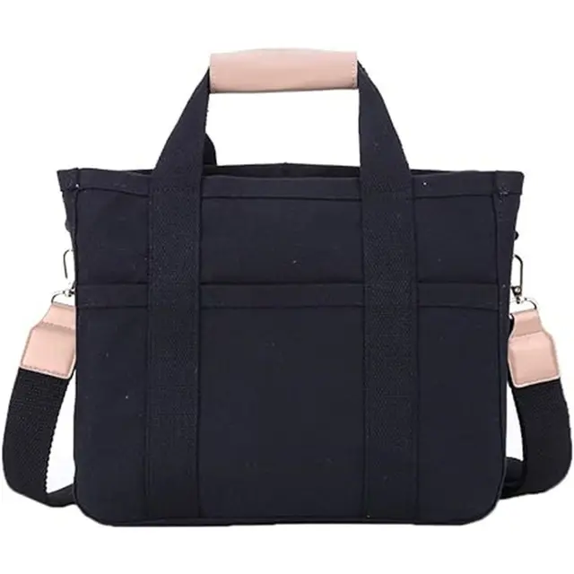 Livia | Canvas-Tasche mit Mehrfachfächern und Stilvollem Design für Damen