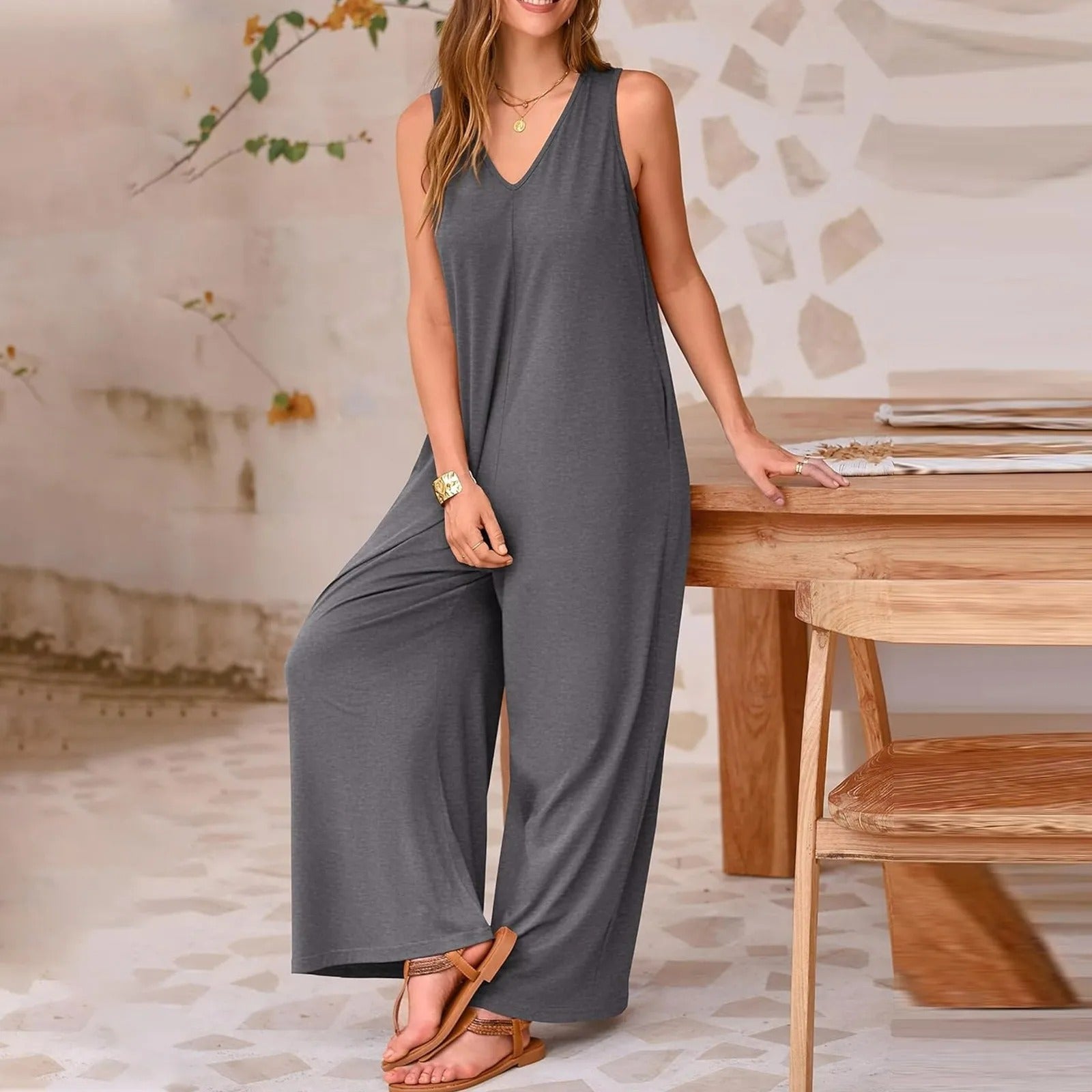 Livia | Overall mit Atmungsaktivem Material und Eleganter Passform für Damen