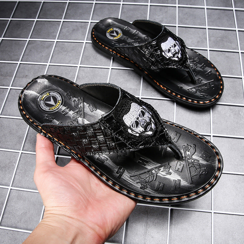 Leo - Leder Herren Flip Flops