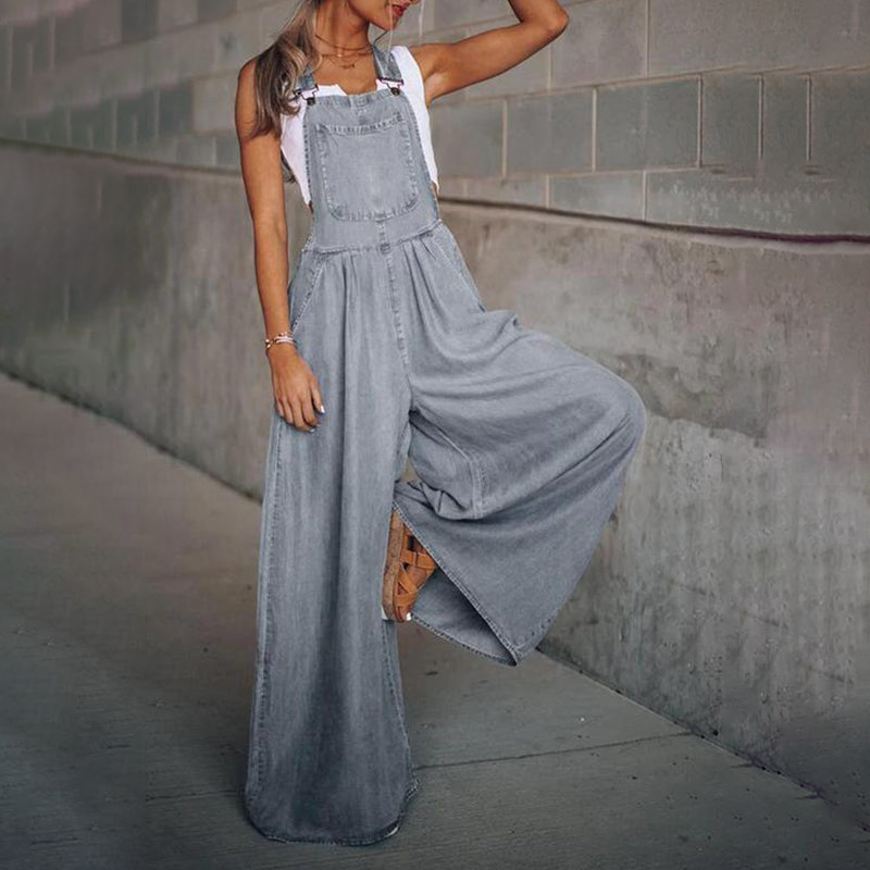 Selene | Denim Jumpsuit mit Elegantem Design und Hohem Tragekomfort für Frauen