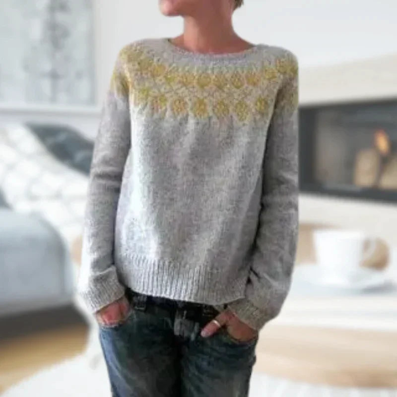 Liora | Pullover mit Kuscheligen Material und Eleganter Passform für Damen