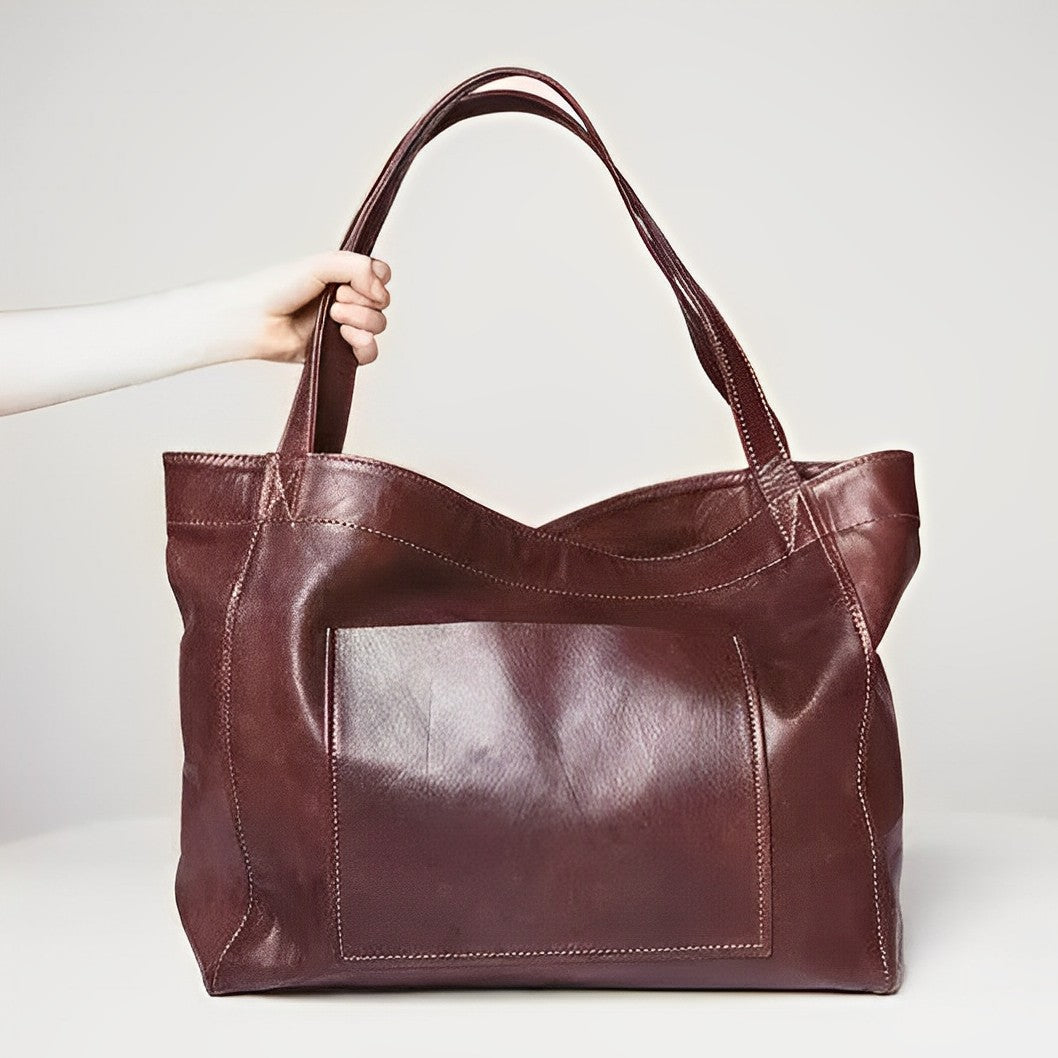 Celestia | Vintage Ledertasche mit Retro-Eleganz und Schmutzabweisendem Futter für Frauen