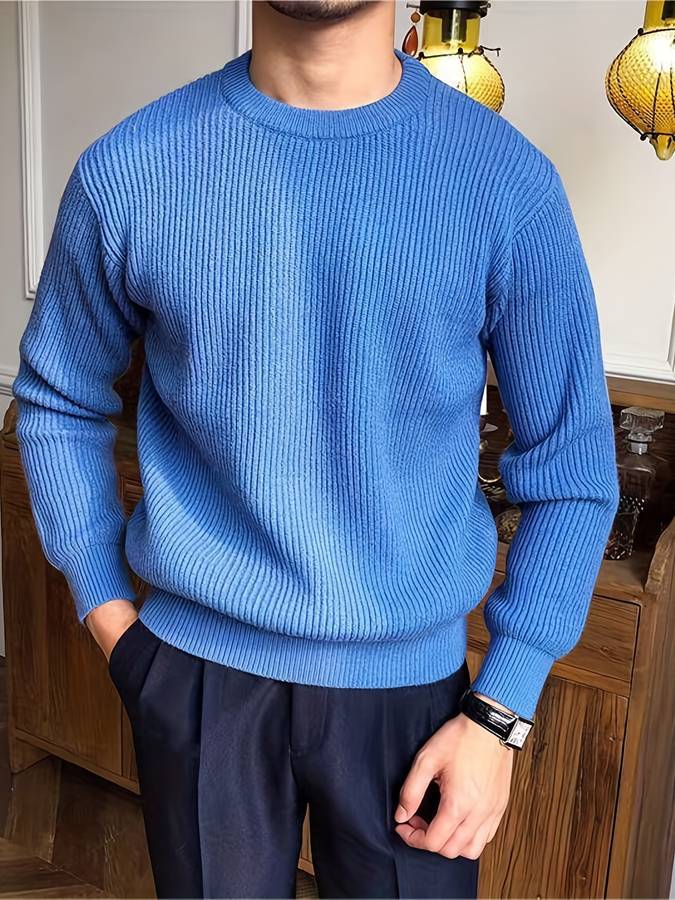 Lorian | Herrenpullover mit Strukturiertem Design und Eleganz für Stilbewusste