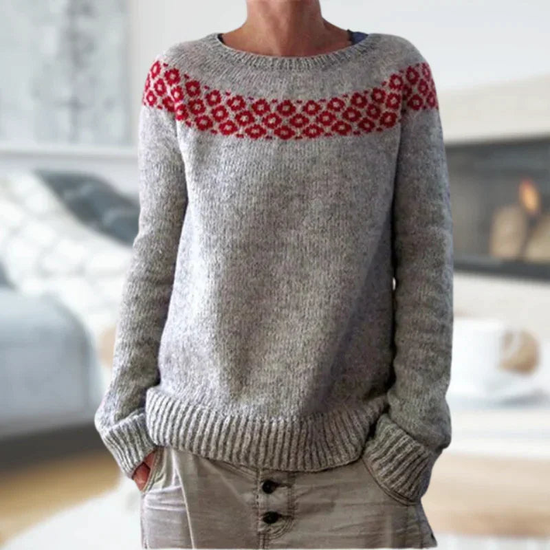 Liora | Pullover mit Kuscheligen Material und Eleganter Passform für Damen