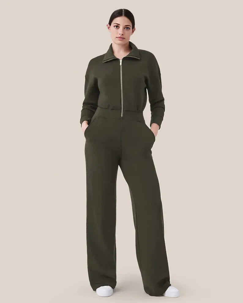 Isabella | Jumpsuit mit Luftiger Leichtigkeit und Weitem Bein für Damen