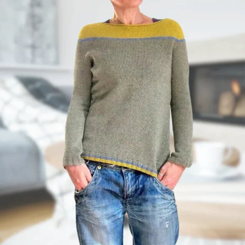 Liora | Pullover mit Kuscheligen Material und Eleganter Passform für Damen