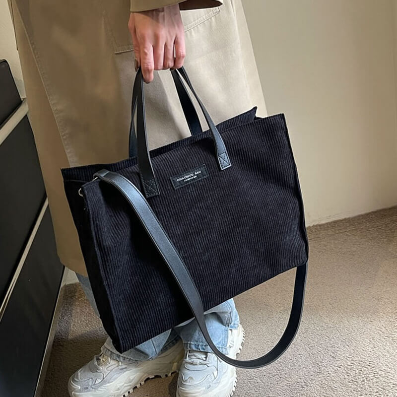 Vivienne | Samt Tasche mit Vielseitigen Tragevarianten und Hochwertigem Cordmaterial für einen Retro-Look