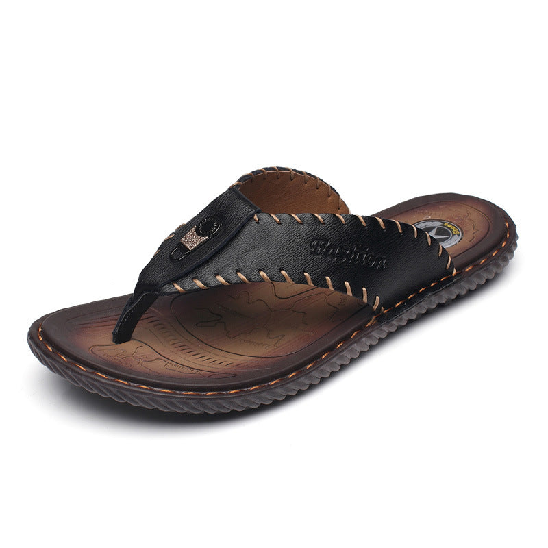 Leo - Leder Herren Flip Flops