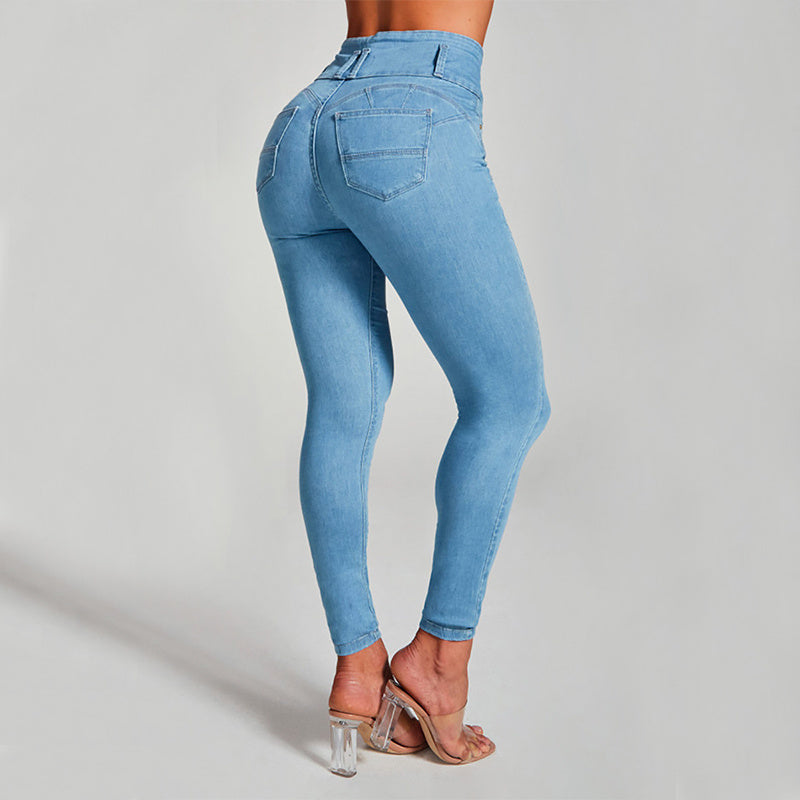 Livia | Jeans mit Hoher Taille und Hüftlifting für Damen