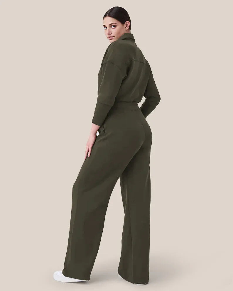 Isabella | Jumpsuit mit Luftiger Leichtigkeit und Weitem Bein für Damen