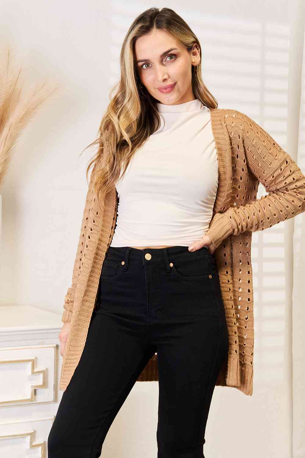 Isabella | Strickjacke mit Eleganz und Offener Vorderseite für Damen