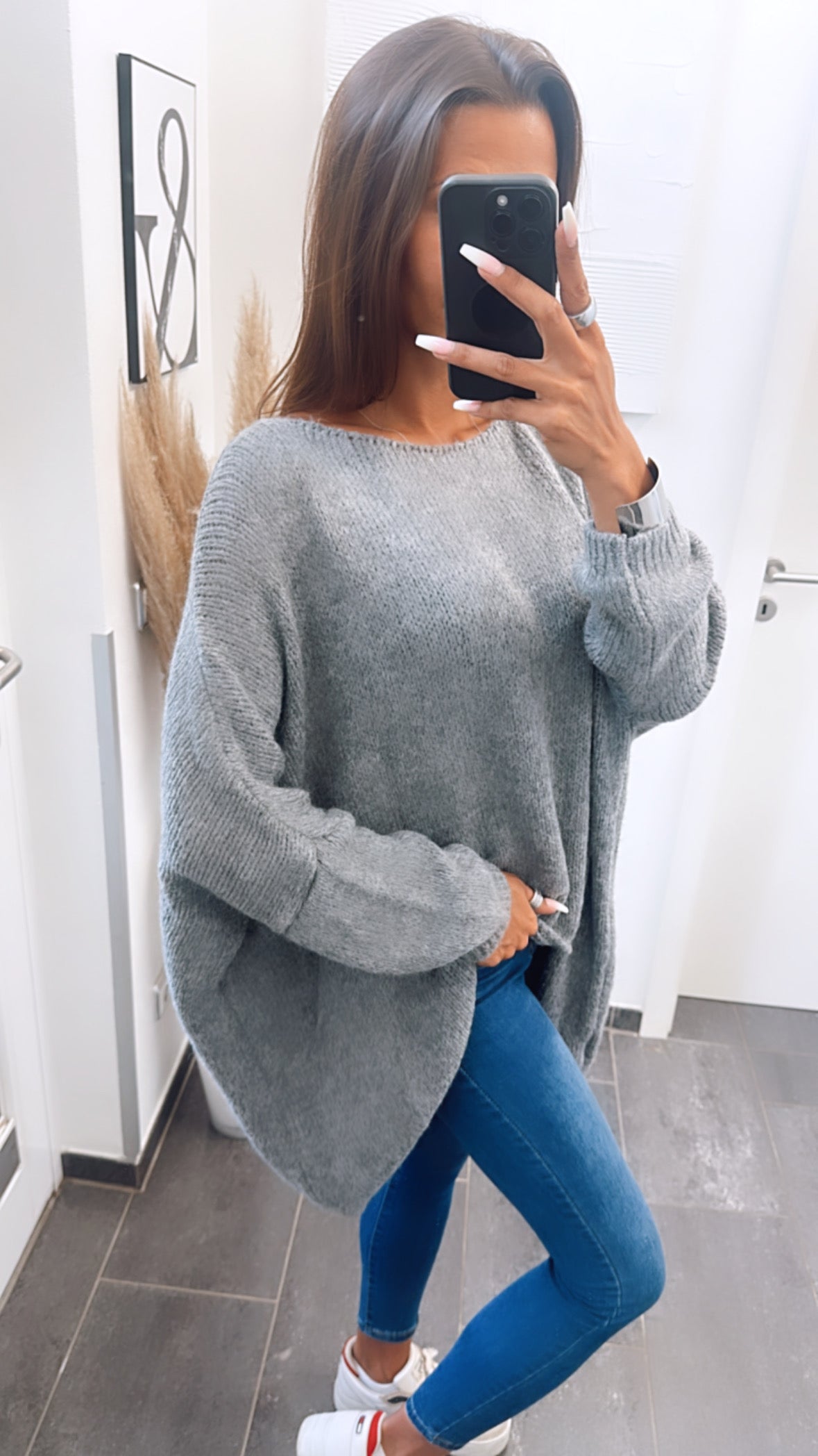 Isolde | Strickpullover mit Vokuhila-Schnitt und Lockeren Passform für Damen