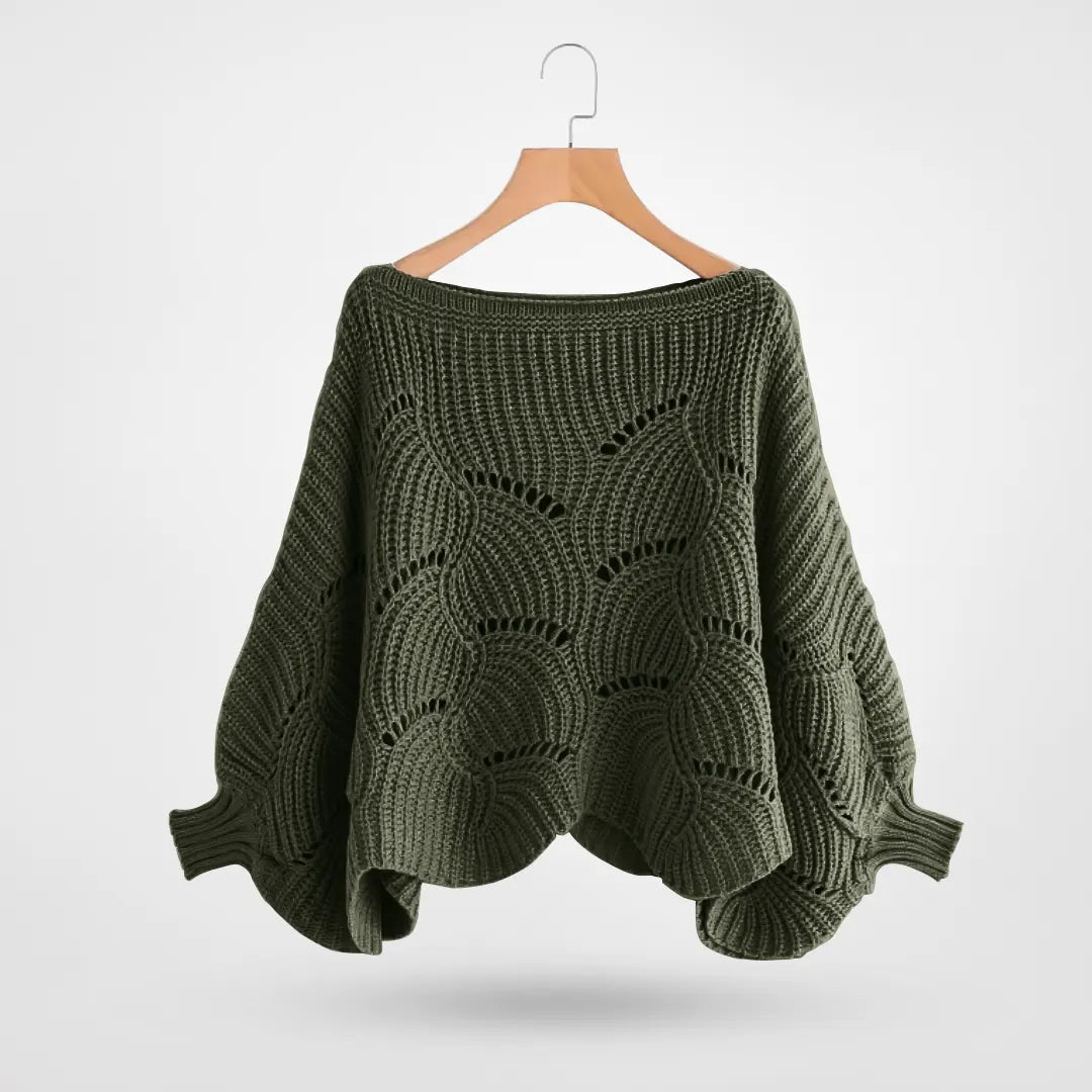 Livia | Pullover mit Modischem Überlappungsdesign und Stil für Frauen