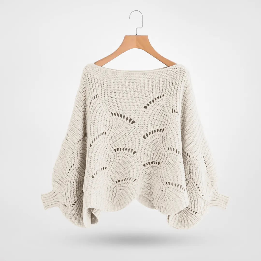 Livia | Pullover mit Modischem Überlappungsdesign und Stil für Frauen