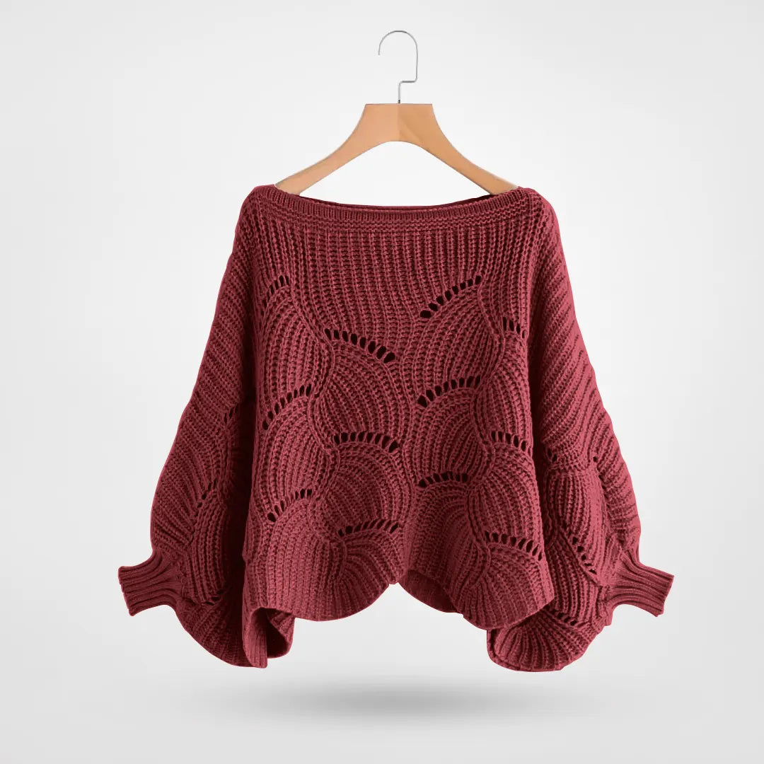 Livia | Pullover mit Modischem Überlappungsdesign und Stil für Frauen