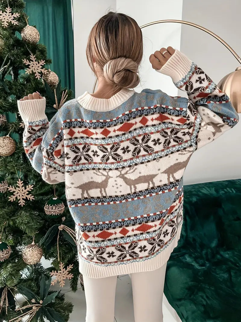 Liora | Pullover mit Kuscheligem Stoff und Übergrößen für Frauen