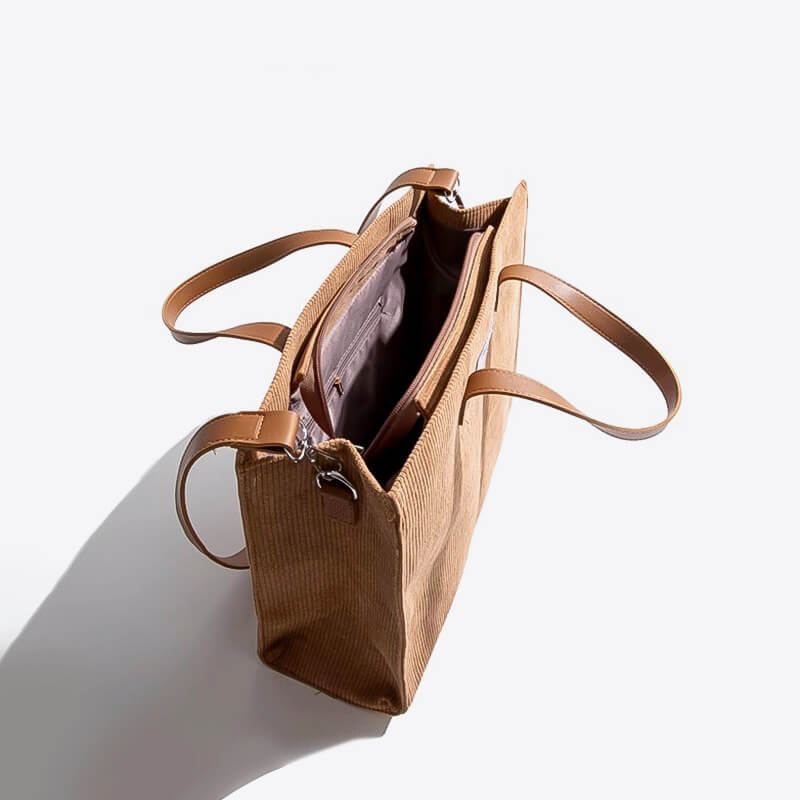 Vivienne | Samt Tasche mit Vielseitigen Tragevarianten und Hochwertigem Cordmaterial für einen Retro-Look