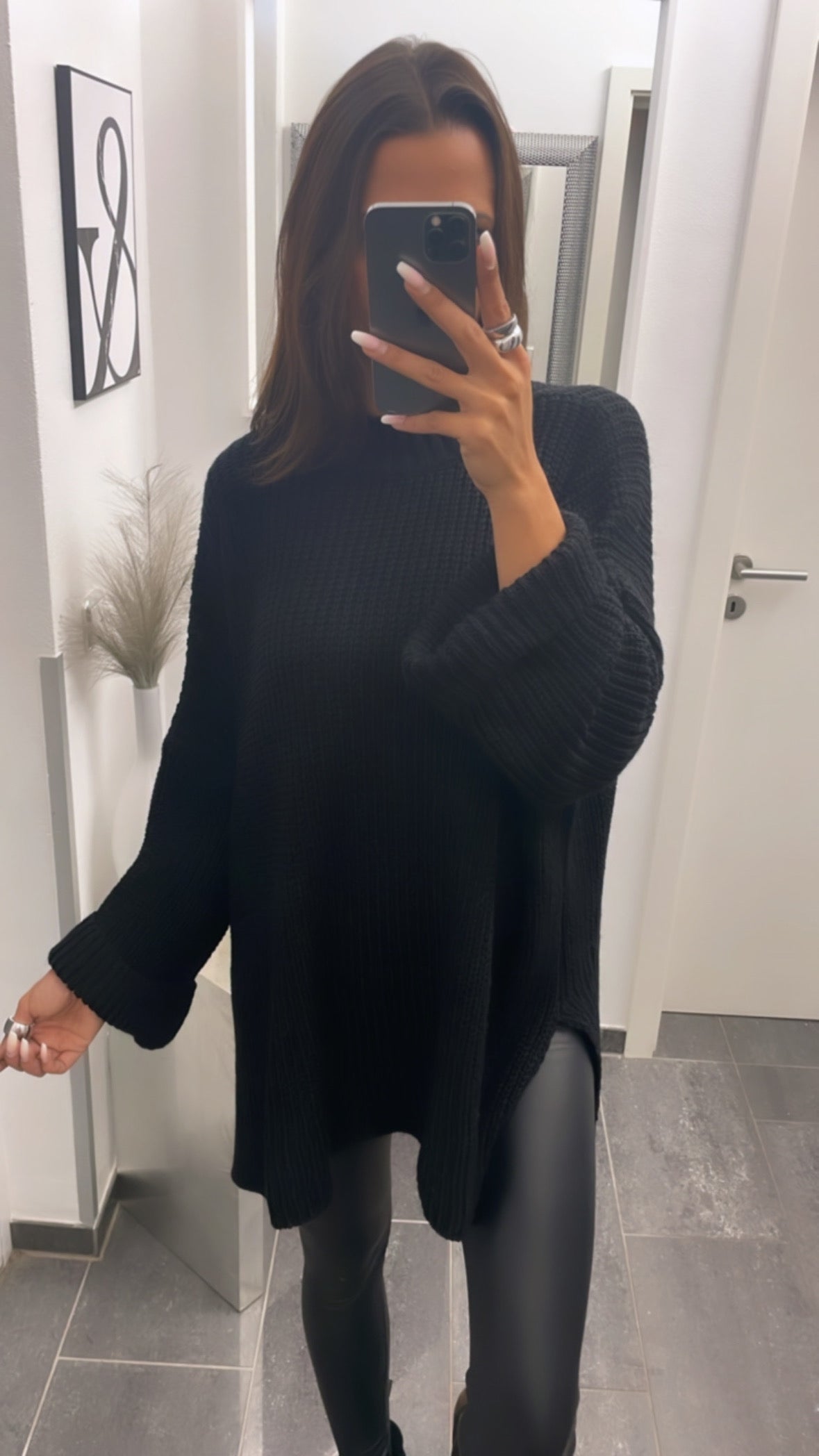 Livia | Oversize Pullover mit Stylischem Schlitz für Damen