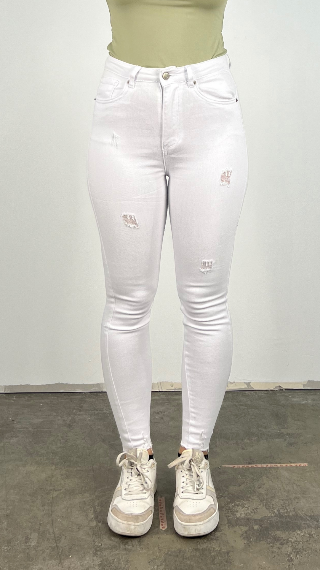 Livia | Highwaist Jeans mit Elastischem Saum und Bequemem Tragekomfort für Frauen