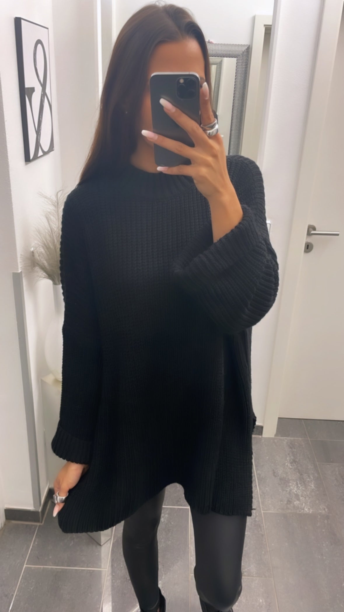 Livia | Oversize Pullover mit Stylischem Schlitz für Damen