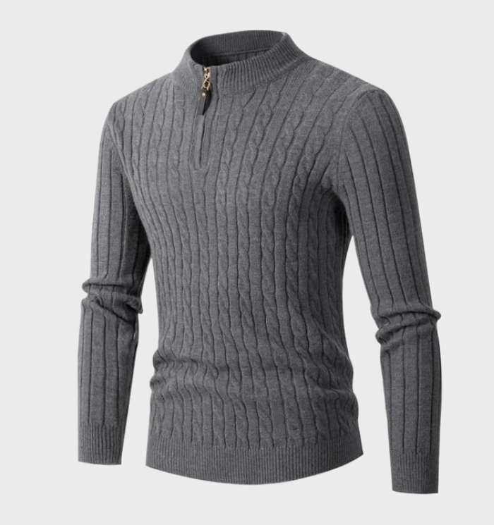 Luca | Herrenstrickpullover mit schlanker Silhouette und stilvollem Design für jede Gelegenheit