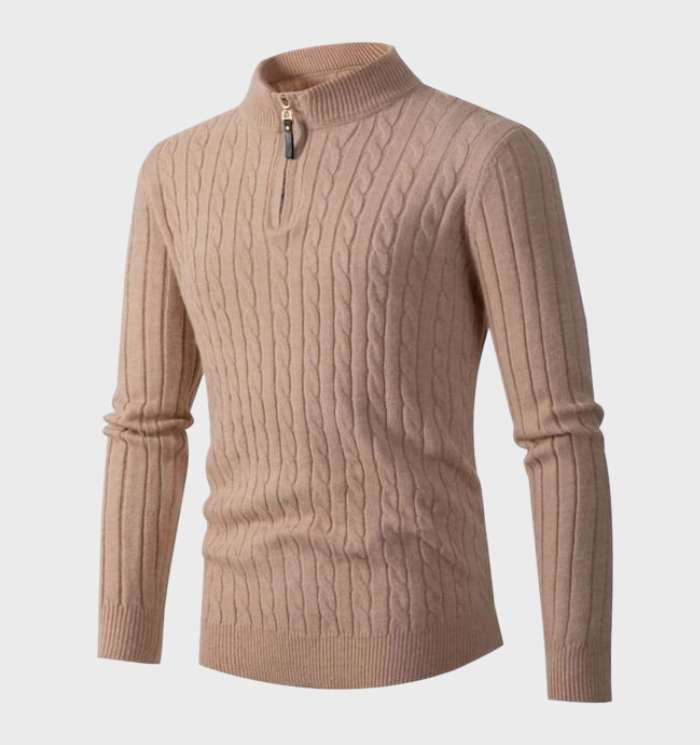 Luca | Herrenstrickpullover mit schlanker Silhouette und stilvollem Design für jede Gelegenheit