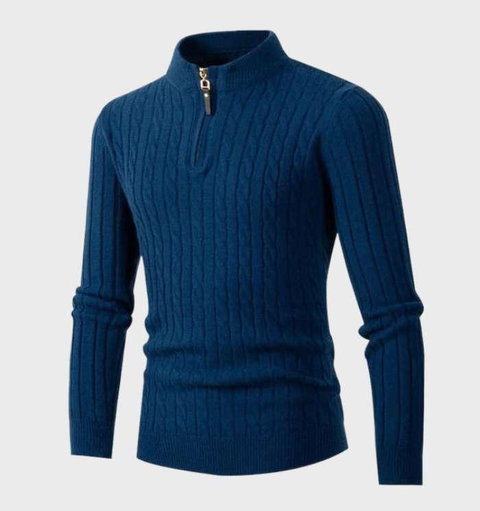 Luca | Herrenstrickpullover mit schlanker Silhouette und stilvollem Design für jede Gelegenheit