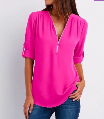 Livia | Bluse mit Atembarem Material und Elegantem Design für Frauen