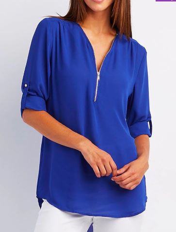 Livia | Bluse mit Atembarem Material und Elegantem Design für Frauen