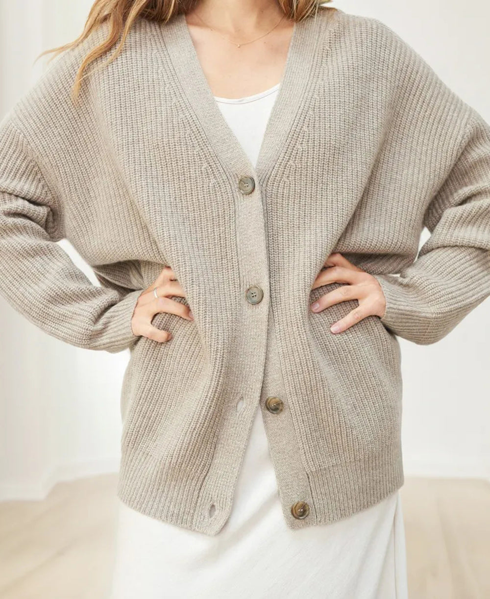 Livia | Cardigan mit Eleganter Passform und V-Ausschnitt für Damen