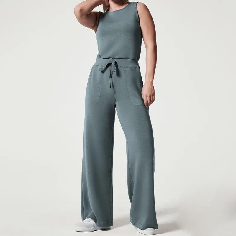 Luna | Ärmelloser Jumpsuit mit Luftigem Stoff und Individueller Passform für Damen