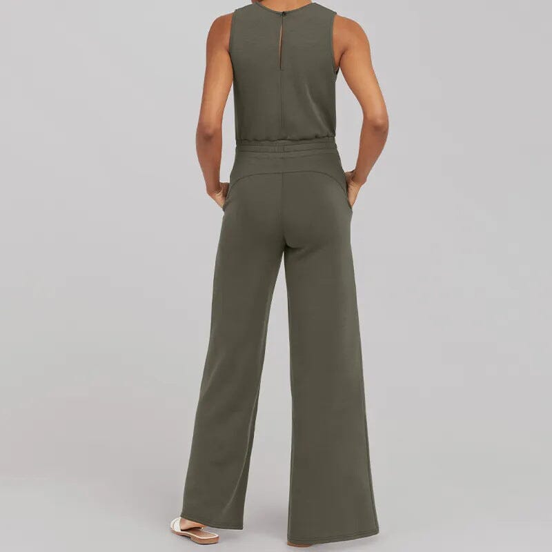 Luna | Ärmelloser Jumpsuit mit Luftigem Stoff und Individueller Passform für Damen