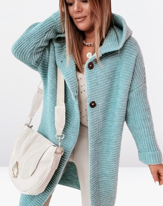 Celestia | Strickjacke mit Stil und warmer Textur für Frauen im Winter