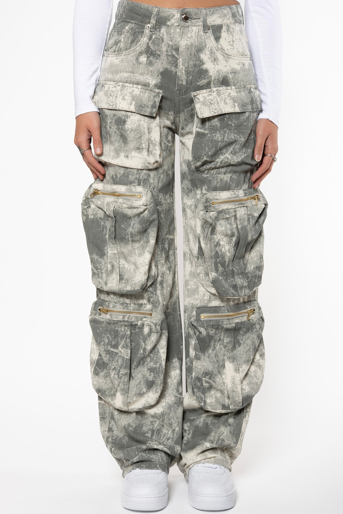 Luca | Cargohose mit Stilvollem Camouflage-Druck und Ultimativem Tragekomfort für Damen